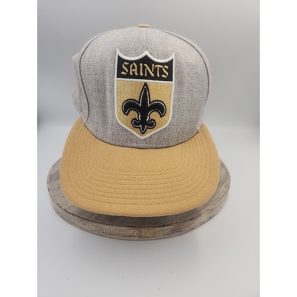 9Fifty New Orleans Saints Cap Hat New Era Adjustable Snap Gray/Tan